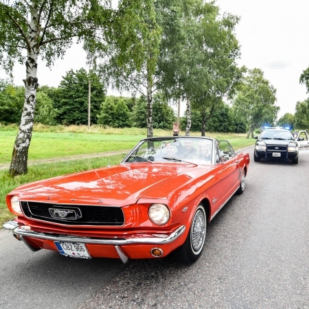 FORD MUSTANG 1966 Kabrioletas | Raudonas